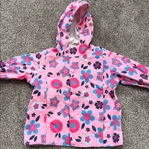 REI Pink and Blue Floral Jacket